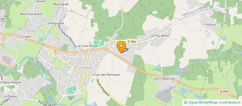 localisation de l'entreprise MONSIEUR PHILIPPE HENRAT à FEYTIAT
