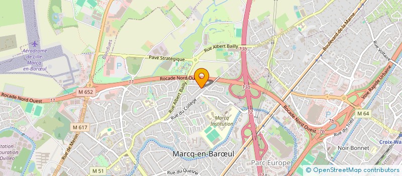 localisation de l'entreprise MONSIEUR PHILIPPE HENRI CRENON à MARCQ-EN-BARŒUL