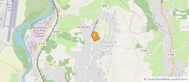 localisation de l'entreprise MONSIEUR PHILIPPE HENRI MARFAING à CREUZIER-LE-VIEUX