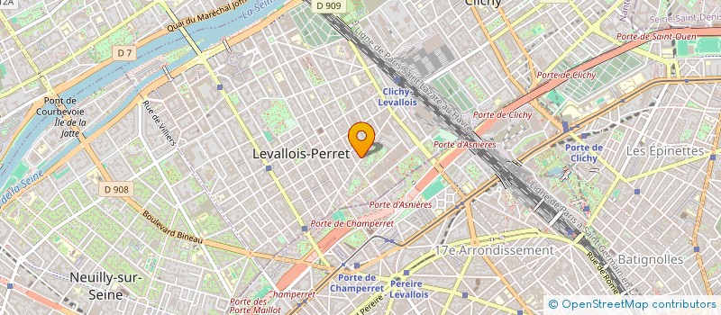 localisation de l'entreprise MONSIEUR PHILIPPE HENRIOT à LEVALLOIS-PERRET