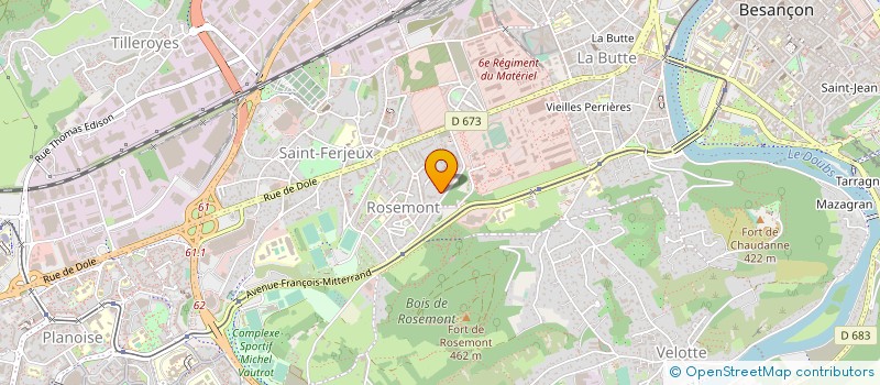 localisation de l'entreprise MONSIEUR PHILIPPE HENRIQUES DIAS à BESANCON
