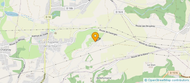 localisation de l'entreprise MONSIEUR PHILIPPE HENRY à LA CHAPELLE-DE-LA-TOUR