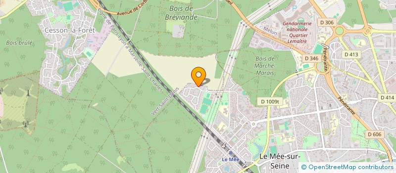 localisation de l'entreprise MONSIEUR PHILIPPE HENRY  LE MEE-SUR-SEINE