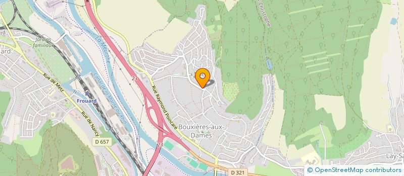 localisation de l'entreprise MONSIEUR PHILIPPE HENRY  BOUXIERES-AUX-DAMES