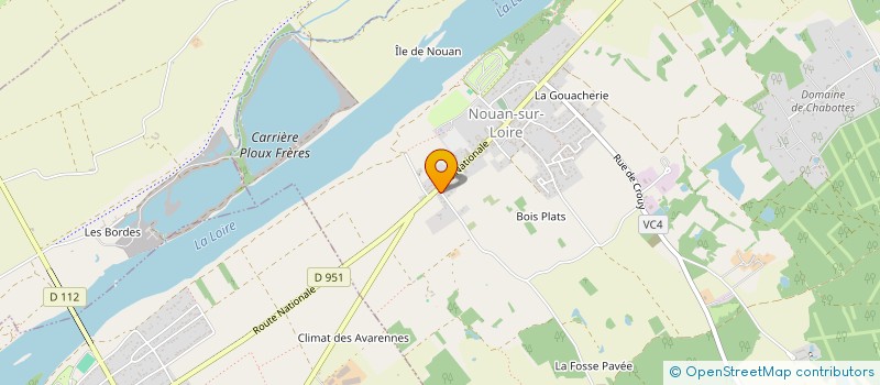 localisation de l'entreprise MONSIEUR PHILIPPE HERAULT  CROUY-SUR-COSSON