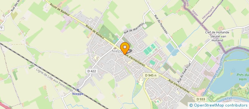 localisation de l'entreprise MONSIEUR PHILIPPE HERBE  NIEPPE