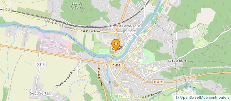 localisation de l'entreprise MONSIEUR PHILIPPE HERBELET à LA FERTE-SOUS-JOUARRE