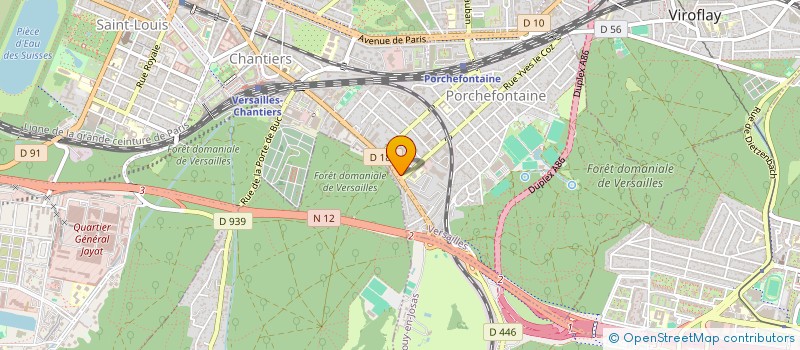 localisation de l'entreprise MONSIEUR PHILIPPE HERBINEAU à VERSAILLES