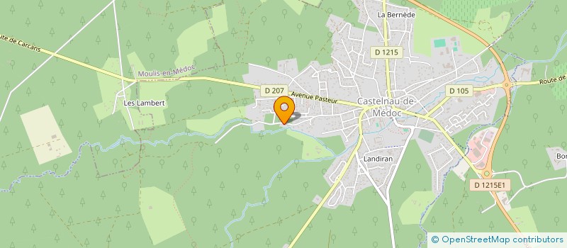 localisation de l'entreprise MONSIEUR PHILIPPE HERIT  CASTELNAU-DE-MEDOC