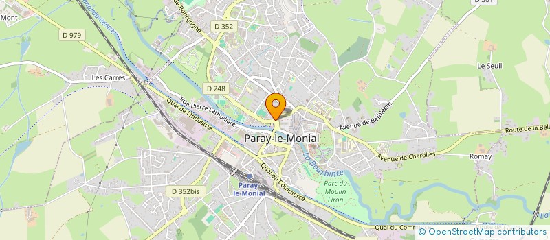 localisation de l'entreprise MONSIEUR PHILIPPE HERITIER  PARAY-LE-MONIAL