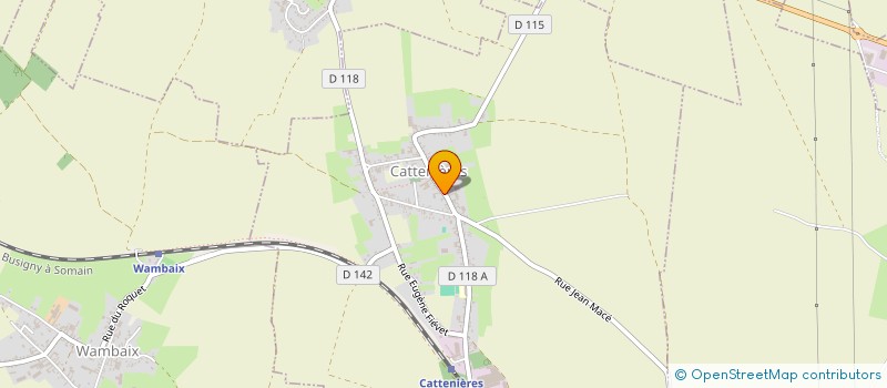 localisation de l'entreprise MONSIEUR PHILIPPE HERMAN  CATTENIERES