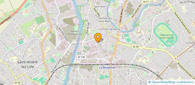 localisation de l'entreprise MONSIEUR PHILIPPE HERMANT à LA MADELEINE