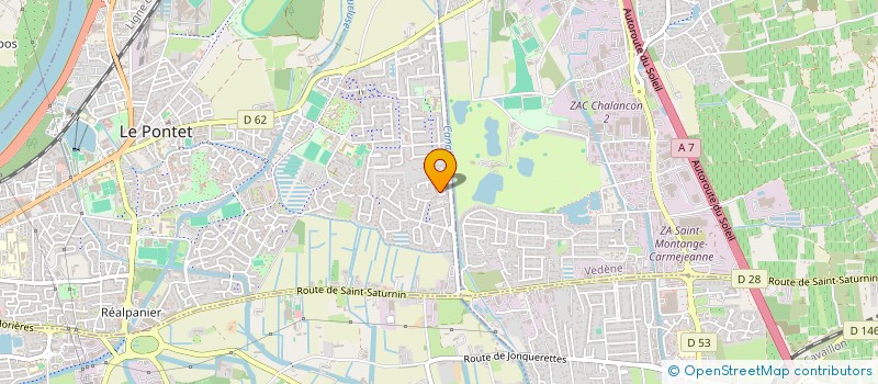 localisation de l'entreprise MONSIEUR PHILIPPE HERODOTE  LE PONTET