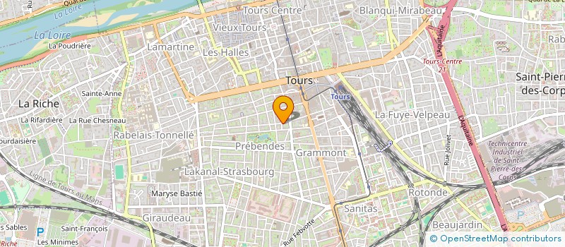 localisation de l'entreprise MONSIEUR PHILIPPE HERVE  TOURS