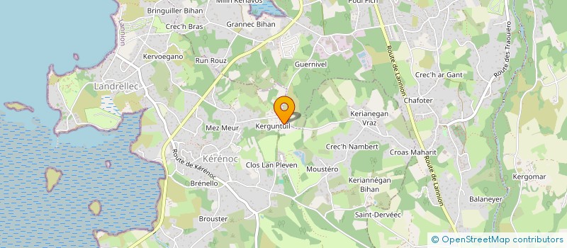 localisation de l'entreprise MONSIEUR PHILIPPE HERVE  PLEUMEUR-BODOU