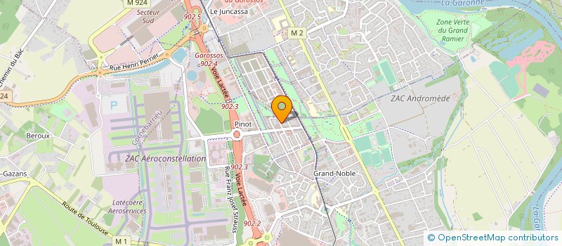 localisation de l'entreprise MONSIEUR PHILIPPE HERVE  BLAGNAC