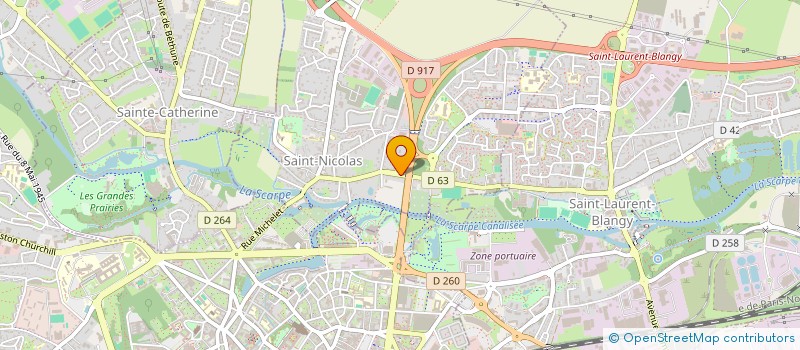 localisation de l'entreprise MONSIEUR PHILIPPE HERVE BERNARD  SAINT-NICOLAS