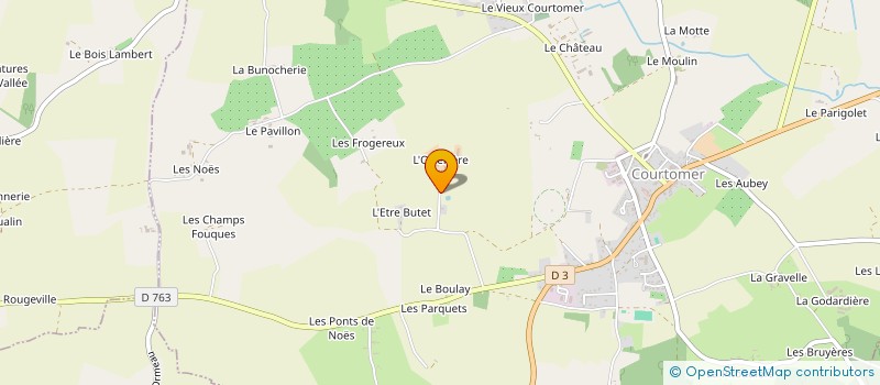 localisation de l'entreprise MONSIEUR PHILIPPE HESLOIN à COURTOMER