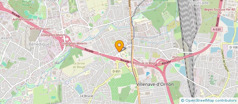 localisation de l'entreprise MONSIEUR PHILIPPE HEUILLET  VILLENAVE-D'ORNON