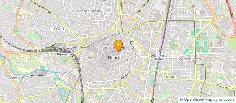 localisation de l'entreprise MONSIEUR PHILIPPE HIEST à DIJON