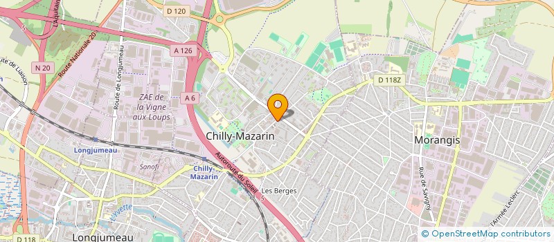 localisation de l'entreprise MONSIEUR PHILIPPE HIRSINGER  CHILLY-MAZARIN