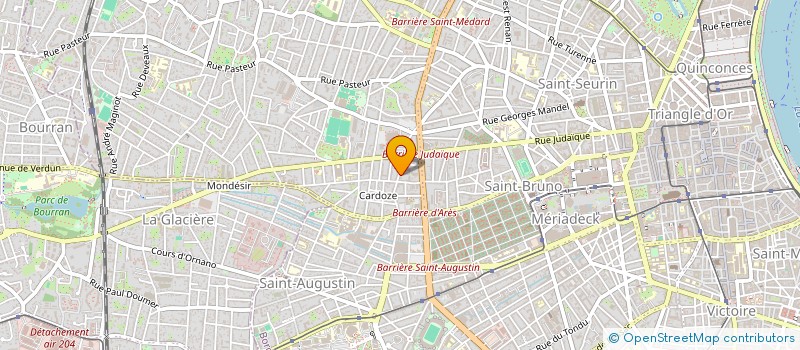 localisation de l'entreprise MONSIEUR PHILIPPE HOARAU  BORDEAUX