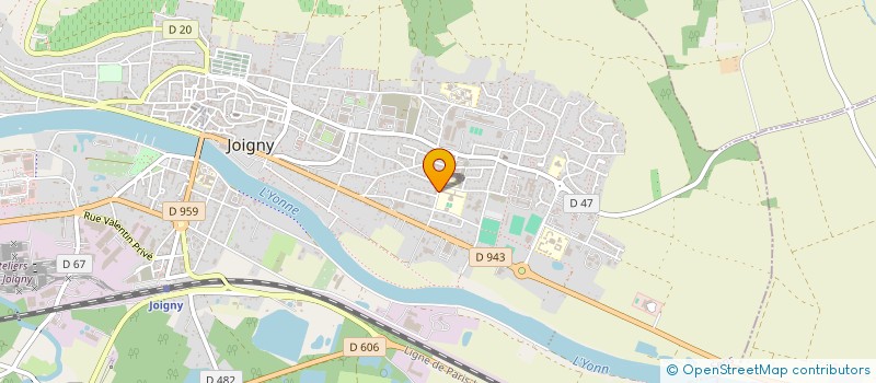 localisation de l'entreprise MONSIEUR PHILIPPE HOAREAU à JOIGNY