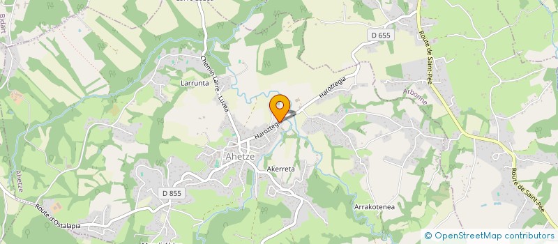 localisation de l'entreprise MONSIEUR PHILIPPE HOEBEKE  AHETZE