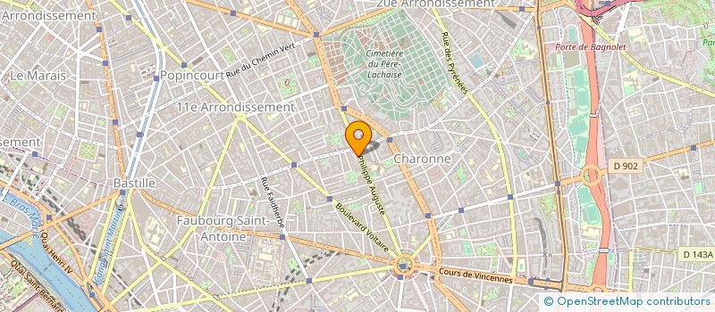 localisation de l'entreprise MONSIEUR PHILIPPE HOFF à PARIS
