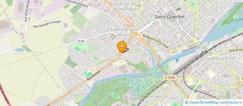 localisation de l'entreprise MONSIEUR PHILIPPE HOLBACH à SAINT-QUENTIN