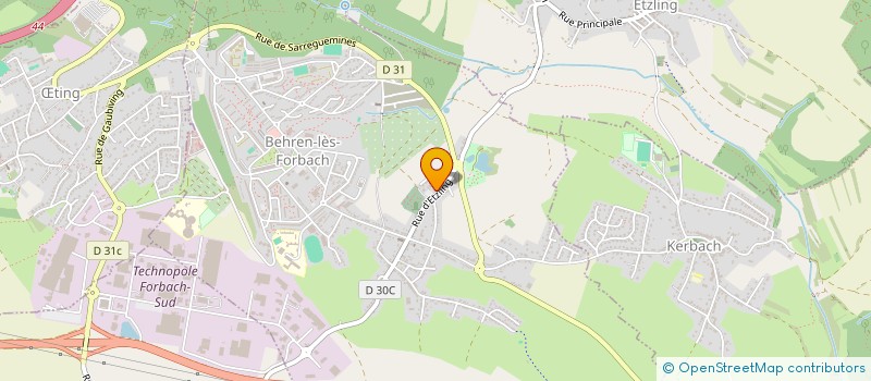 localisation de l'entreprise MONSIEUR PHILIPPE HOLLER à BEHREN-LES-FORBACH