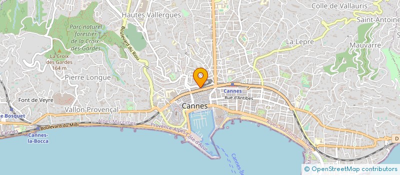 localisation de l'entreprise MONSIEUR PHILIPPE HOLVECK à CANNES