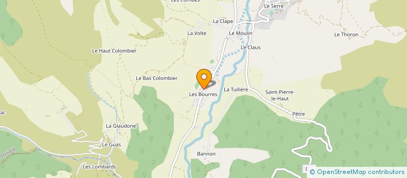 localisation de l'entreprise MONSIEUR PHILIPPE HONNORAT à THOARD