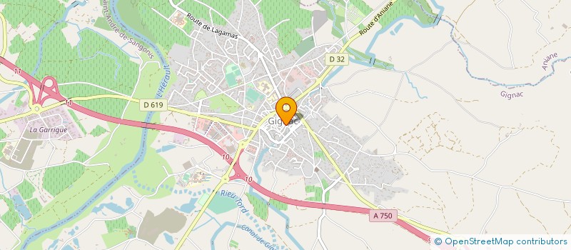 localisation de l'entreprise MONSIEUR PHILIPPE HOOGSTOEL  GIGNAC