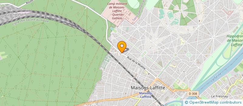 localisation de l'entreprise MONSIEUR PHILIPPE HOREL  MAISONS-LAFFITTE