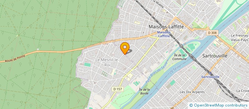 localisation de l'entreprise MONSIEUR PHILIPPE HORNEC à LE MESNIL-LE-ROI