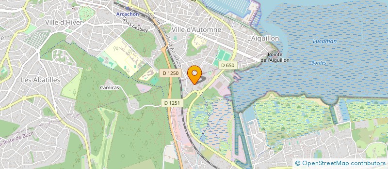 localisation de l'entreprise MONSIEUR PHILIPPE HORRENT à LA TESTE-DE-BUCH