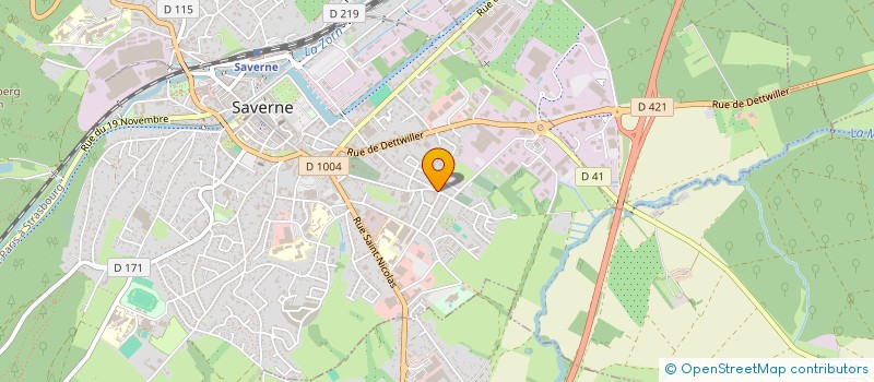 localisation de l'entreprise MONSIEUR PHILIPPE HOST  SAVERNE