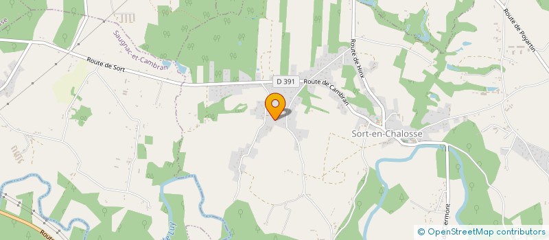 localisation de l'entreprise MONSIEUR PHILIPPE HOTS  SORT-EN-CHALOSSE