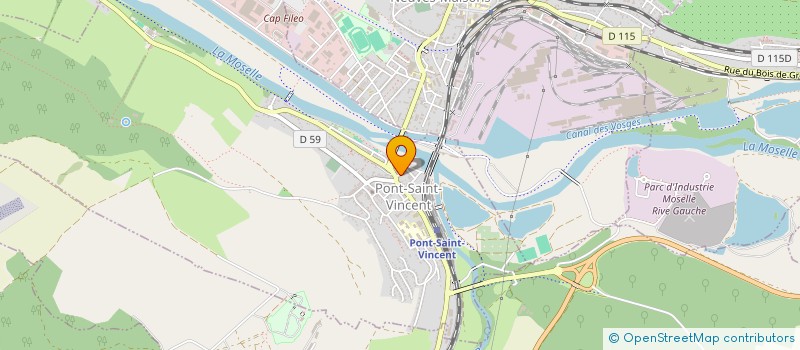 localisation de l'entreprise MONSIEUR PHILIPPE HOUBRE  PONT-SAINT-VINCENT