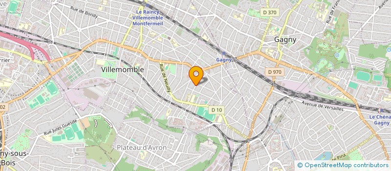 localisation de l'entreprise MONSIEUR PHILIPPE HOUEE à VILLEMOMBLE