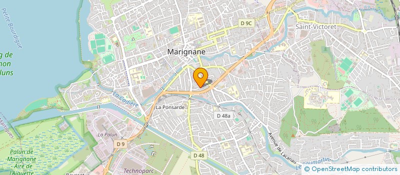 localisation de l'entreprise MONSIEUR PHILIPPE HOURRIER  MARIGNANE