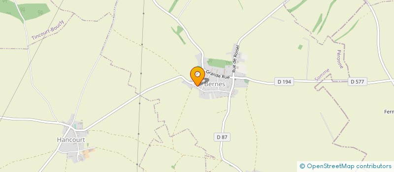 localisation de l'entreprise MONSIEUR PHILIPPE HOUZE  BERNES