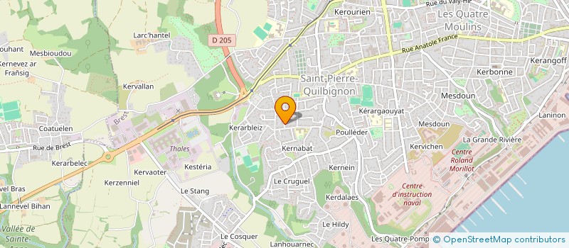 localisation de l'entreprise MONSIEUR PHILIPPE HRODEJ à BREST