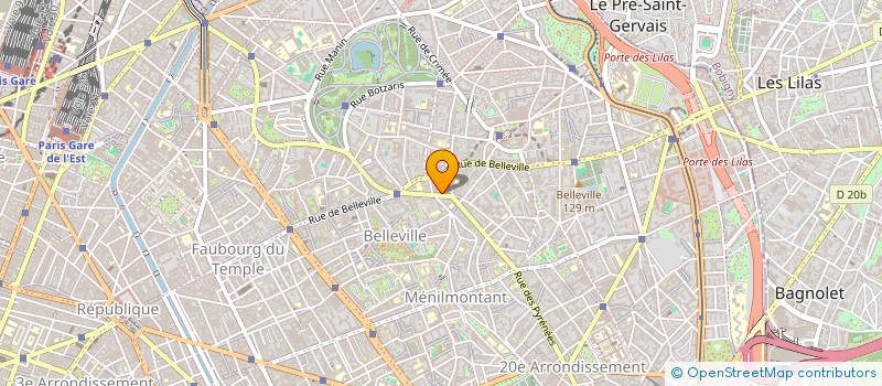 localisation de l'entreprise MONSIEUR PHILIPPE HUBERT  PARIS