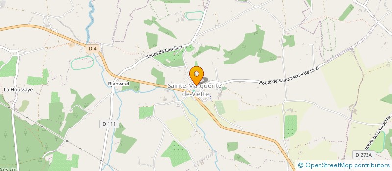 localisation de l'entreprise MONSIEUR PHILIPPE HUBERT  SAINT-PIERRE-EN-AUGE