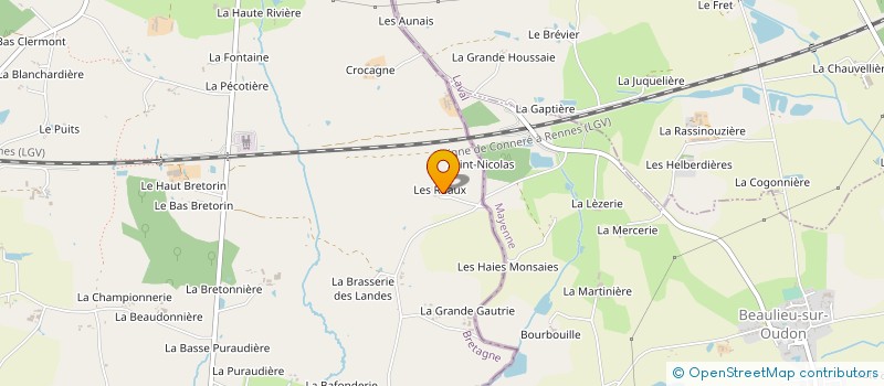 localisation de l'entreprise MONSIEUR PHILIPPE HUBERT à LE PERTRE