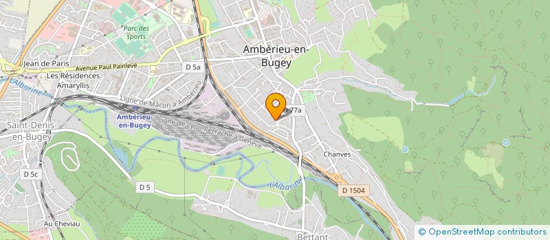 localisation de l'entreprise MONSIEUR PHILIPPE HUBERT à AMBERIEU-EN-BUGEY