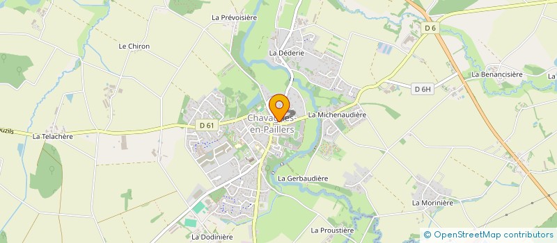 localisation de l'entreprise MONSIEUR PHILIPPE HUCHET à CHAVAGNES-EN-PAILLERS