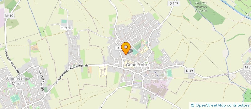 localisation de l'entreprise MONSIEUR PHILIPPE HUDDLESTONE à GONDECOURT